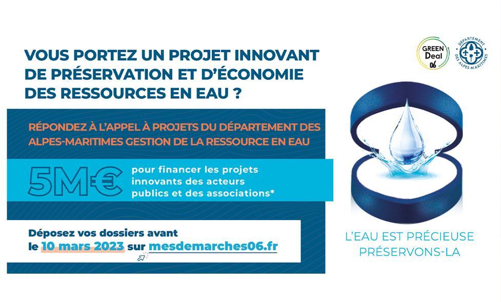 Appel à projet Gestion de la ressource en eau - Edition 2022 - Agrandir l'image, fenêtre modale
